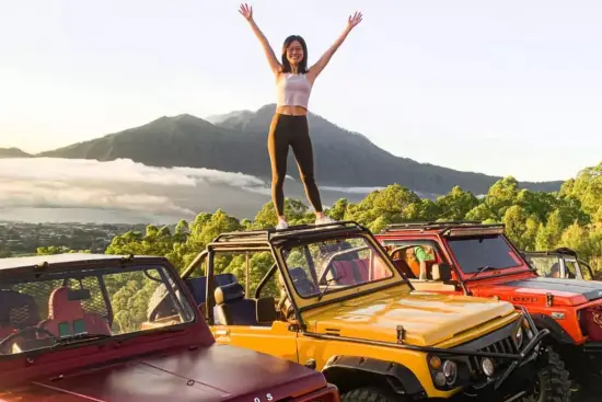 Mount Batur Sunrise Jeep Tour with Private Transfer from Outside Ubud